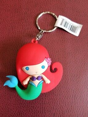 Disney Ariel The Little Mermaid Mystery Figural Bag Keychain Clip Purse Pal